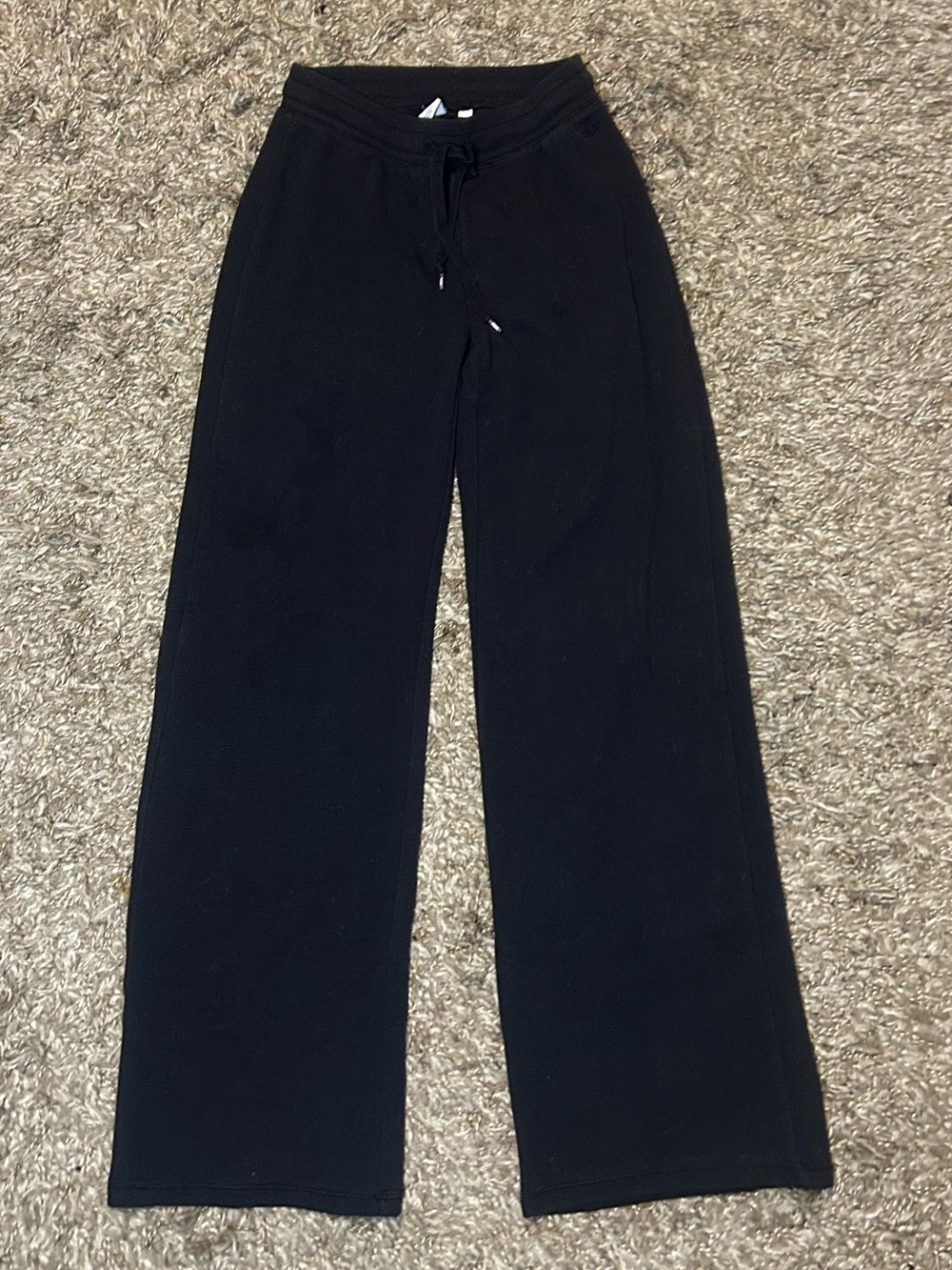 TNA Black Waffle Pants